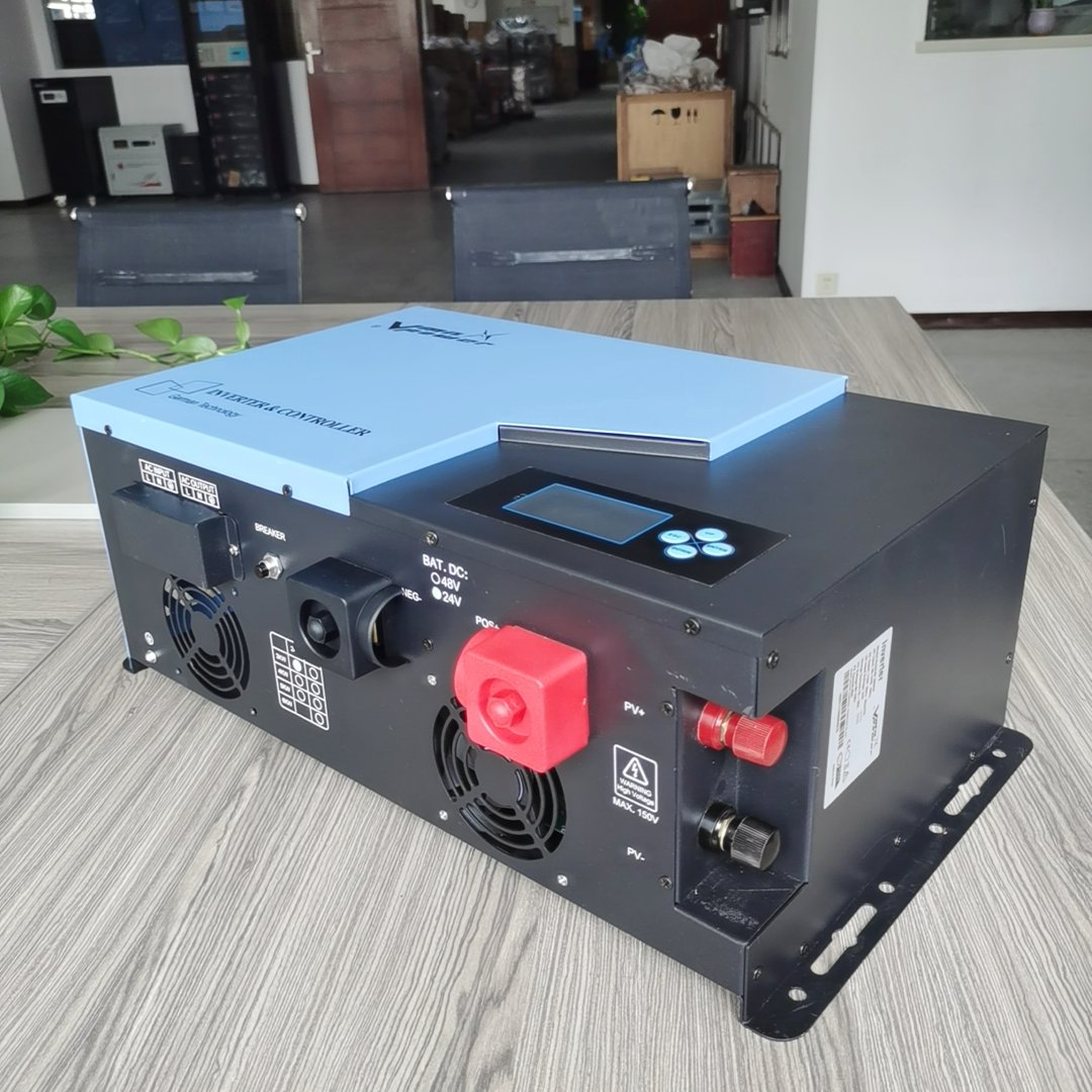 Vmaxpower Hybrid Inverter 2kw Off Grid Solar Panel High Frequency 24v 48v with MPPT Charge Controller Inverter