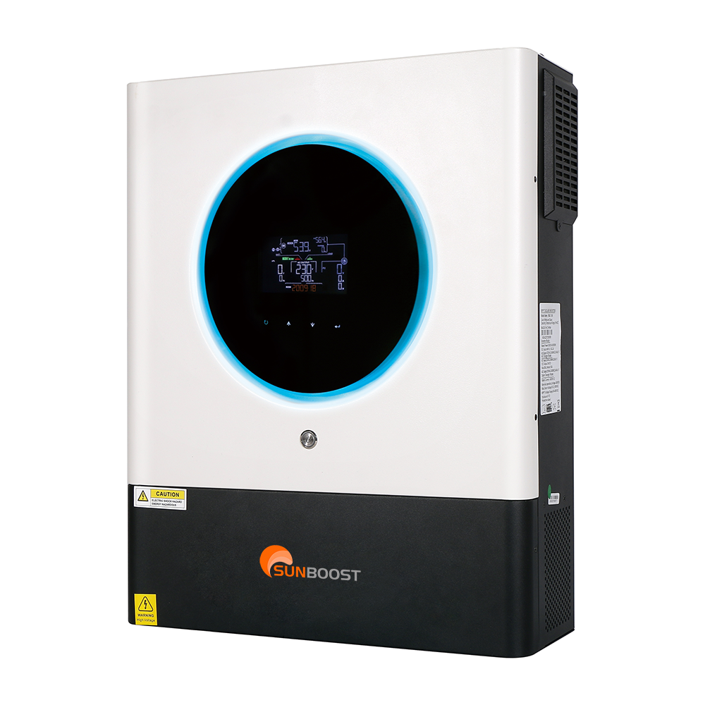 SUNBOOST HYBRID 8KW 10KW Single Output Hybrid Solar Inverter On-Off Grid with Built-in WiFi Supports 6 Parallel 150A MPPT