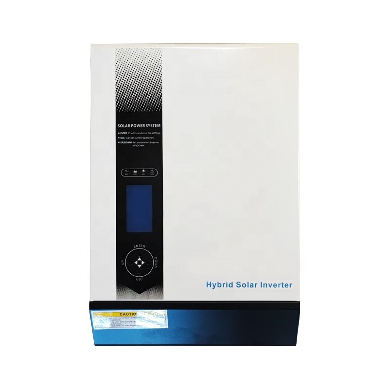 High Efficiency 1KW 2KW 3KW 4KW Pure Sine Wave Hybrid Solar Inverter Built In MPPT PWM Controller