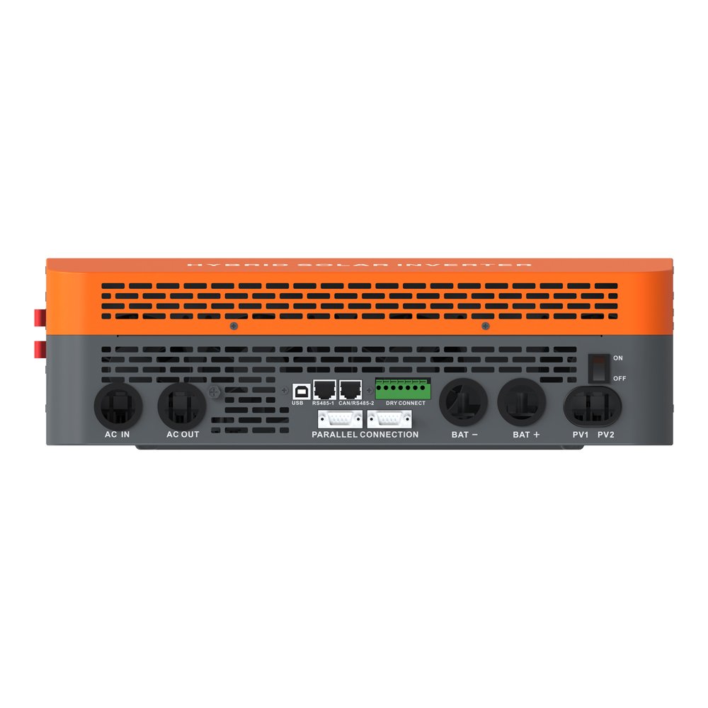PowMr Split Phase Inverter 10KW 48V MPPT Solar Inverter 120/240Vac Pure Sine Wave Hybrid Solar Inverter