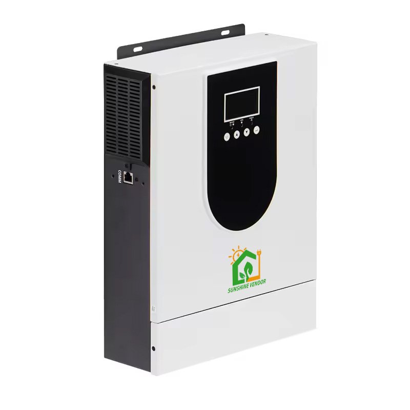 2000va 3200va hybrid solar inverter 1.6kw 3kw pure sine wave inverter 12V 24V with 80A MPPT For Home Appliance