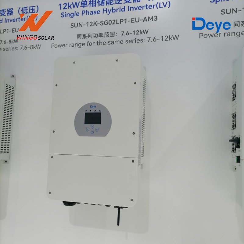 Deye hybrid inverter 8kw solar inverter power charger system single phase 10kw 3 phase inverter solar For Home Use