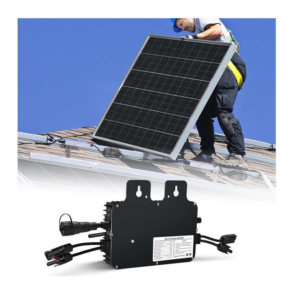 Germany Stock Smart Micro Inverter 800W Grid Tie Mppt Solar Micro Inverter 220V Balcony Smart Solar Inverter