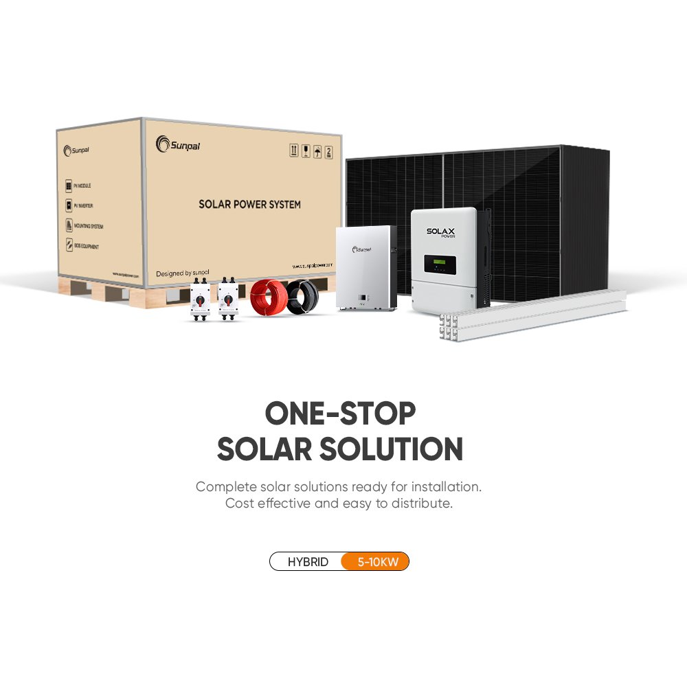 Solax X1 X3 Hybrid Solar Power Inverter 5Kw 6Kw 8Kw 10Kw Three Phase Grid Tie Solar Inverter With Limiter