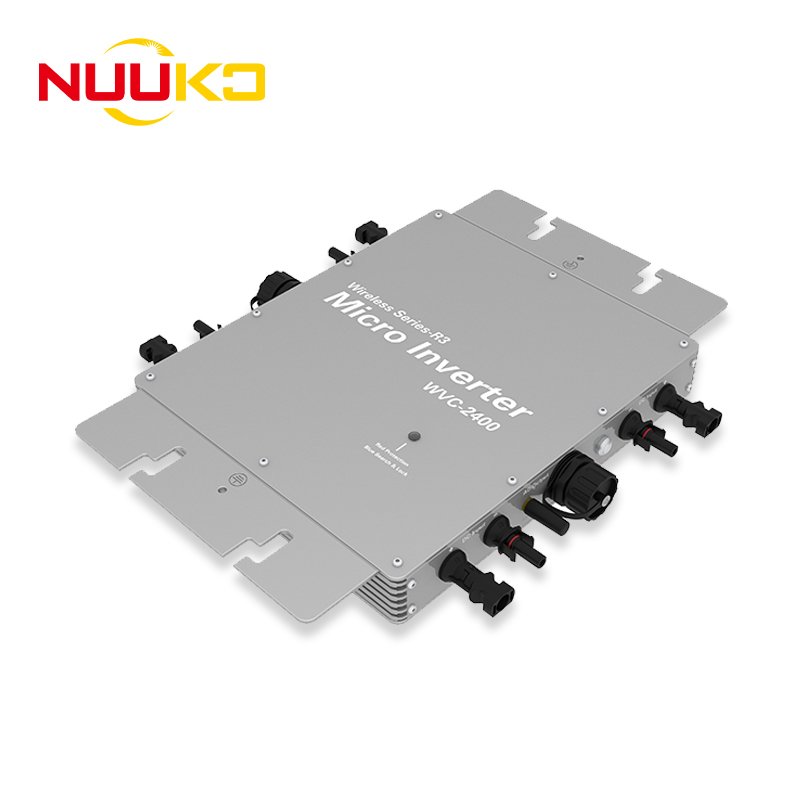 Micro Inverter High Output Efficiency Solar Panel DC/AC On Grid 2400W Solar Inverter for Solar Power Home Energy System
