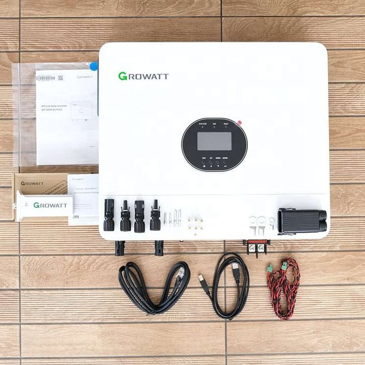 Wholesale Growatt Inverter 6000watt SPF 6000ES PLUS 6KW Off Grid Solar Inverter Single Phase Solar Inverter Hybrid