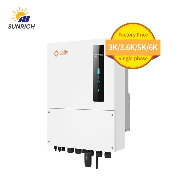High Tech Wholesale and Retail Solis S6-EH1P(3-6)K-L-PRO Single Phase Hybrid Solar System Solar Inverter