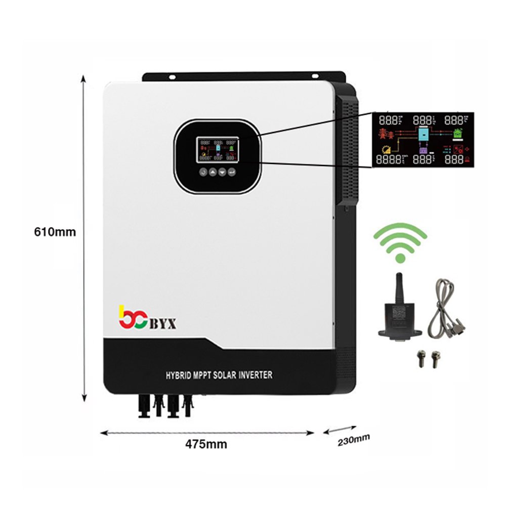 Onduleur 10.2Kw 48V Hybrid Solar Inverter MPPT 230V Pure Sine Wave Solar Inverter 220V Hybrid Solar Inverter For Solar System