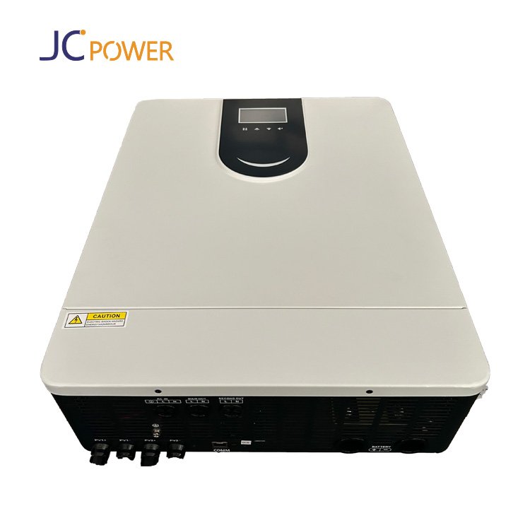 Pure Sine Wave Inverter 220V Dual Output 6KW Hybrid Solar Inverter With MPPT Charge Controller For Solar Energy System
