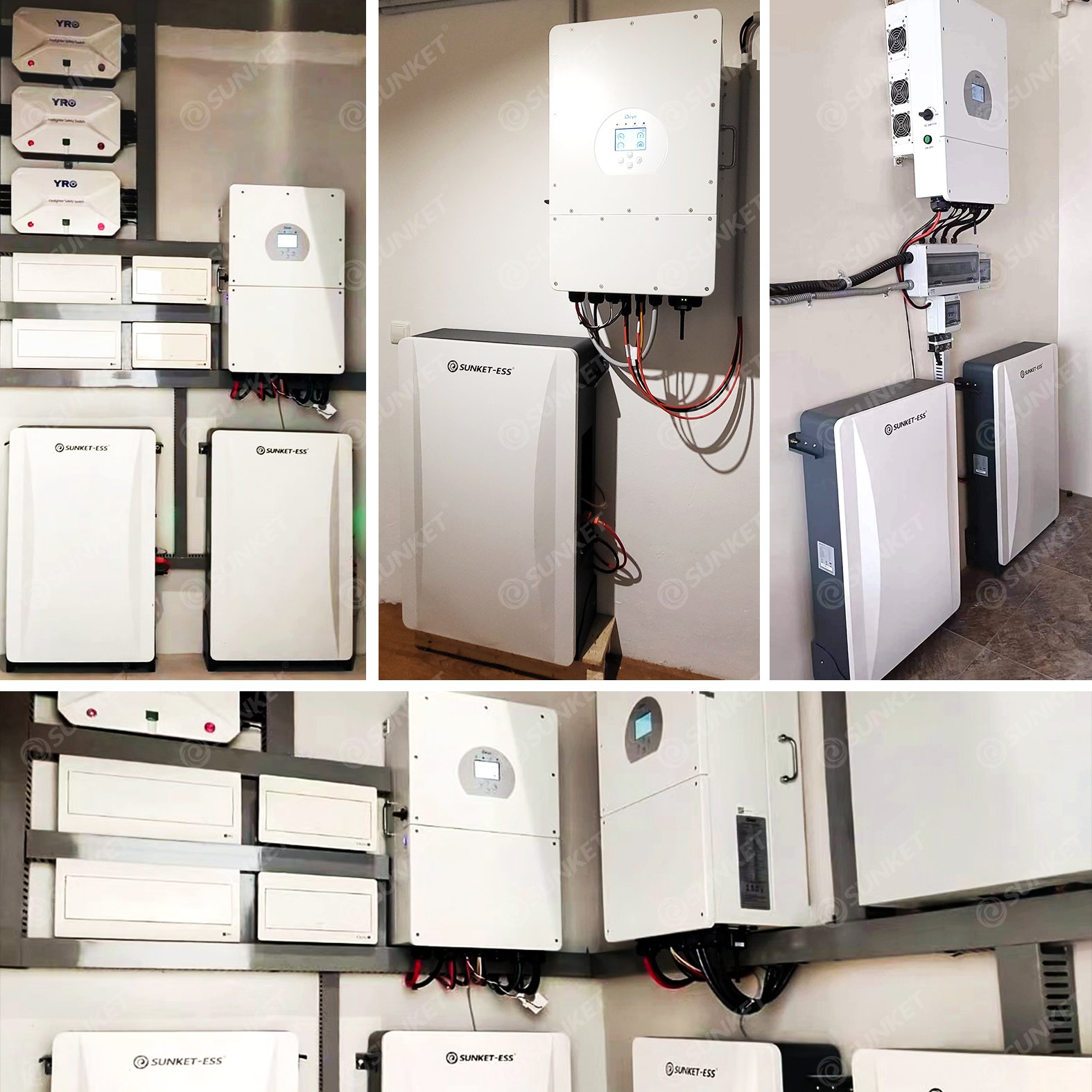 Germany Stock Deye 8kw 10kw 12kw Hybrid Inverter 3Phase 48V Solar Inverter Deye SUN-5K-SG03LP1-EU Sun-12k-sg04lp3-eu In Eu Stock