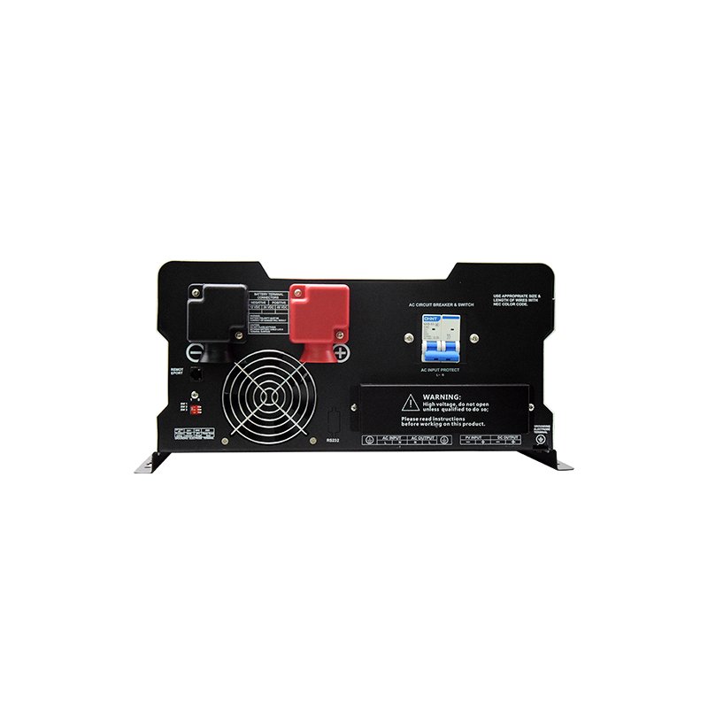 DC48V 60V 72V to AC110V 220V 5000W spilt phase lifepo4 lithium charger solar hybrid inverter