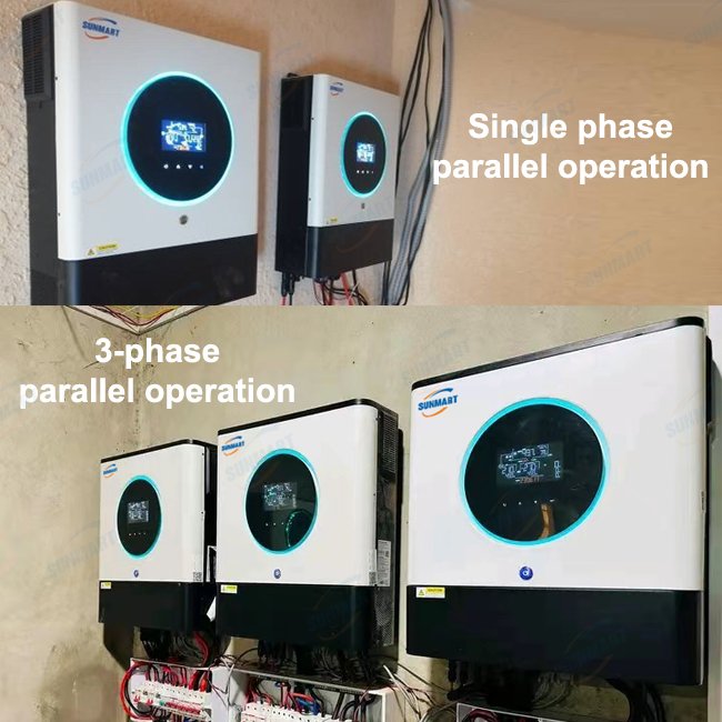 Axpert MAX II 8KW48V off grid solar inverters built in MPPT48V120A solar controller +parlalel working +wifi built in