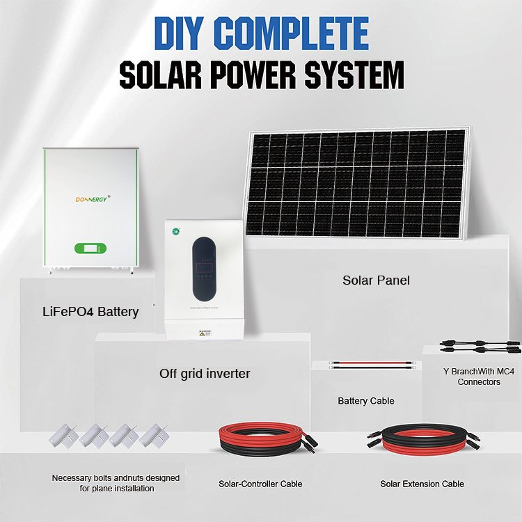 Home Solar Energy System Solar Panel Kit Power Generator Hybrid Solar Inverter Limited Discount Off Grid 5KW 10kw 15KW 220V 50hz