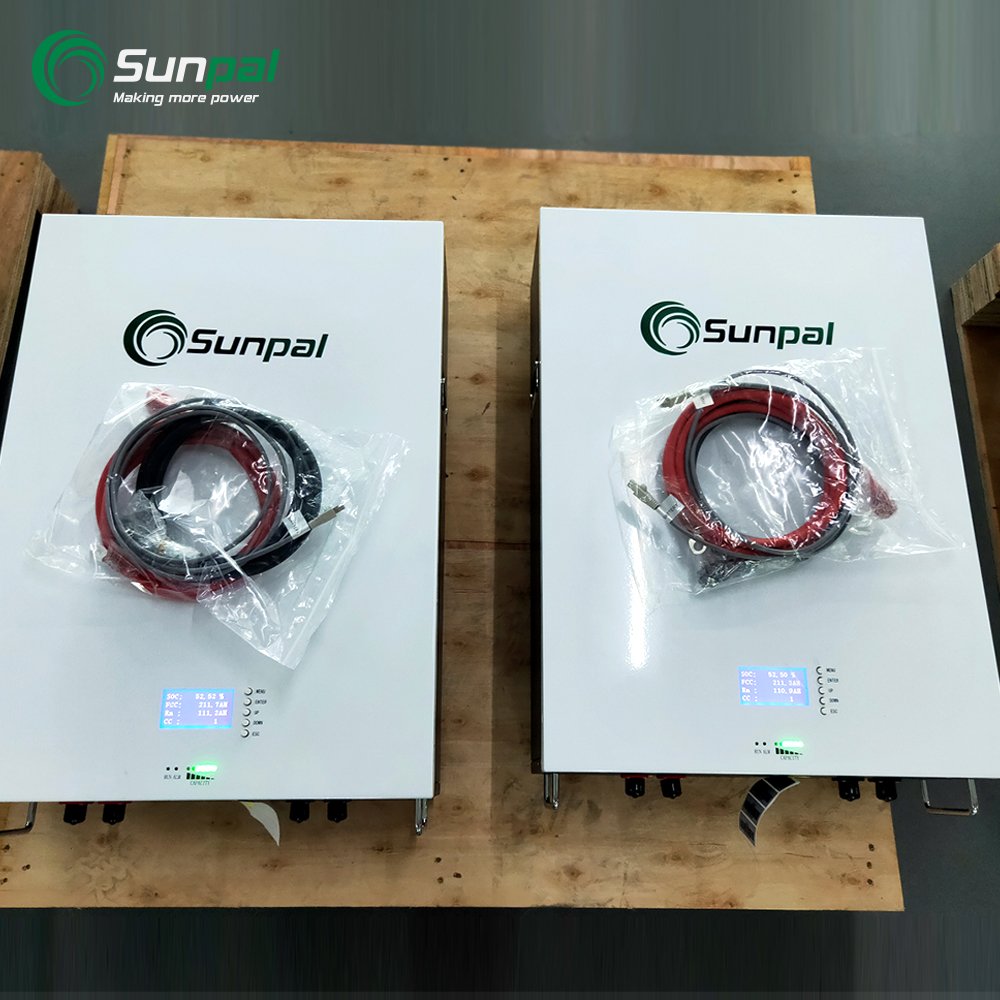 Sunpal Powerwall Lifepo4 Solar Battery 48V 51.2V 5KWh10KWh 20KWh Home Lithium Ion Phosphate Photovoltaic Energy Storage Battery