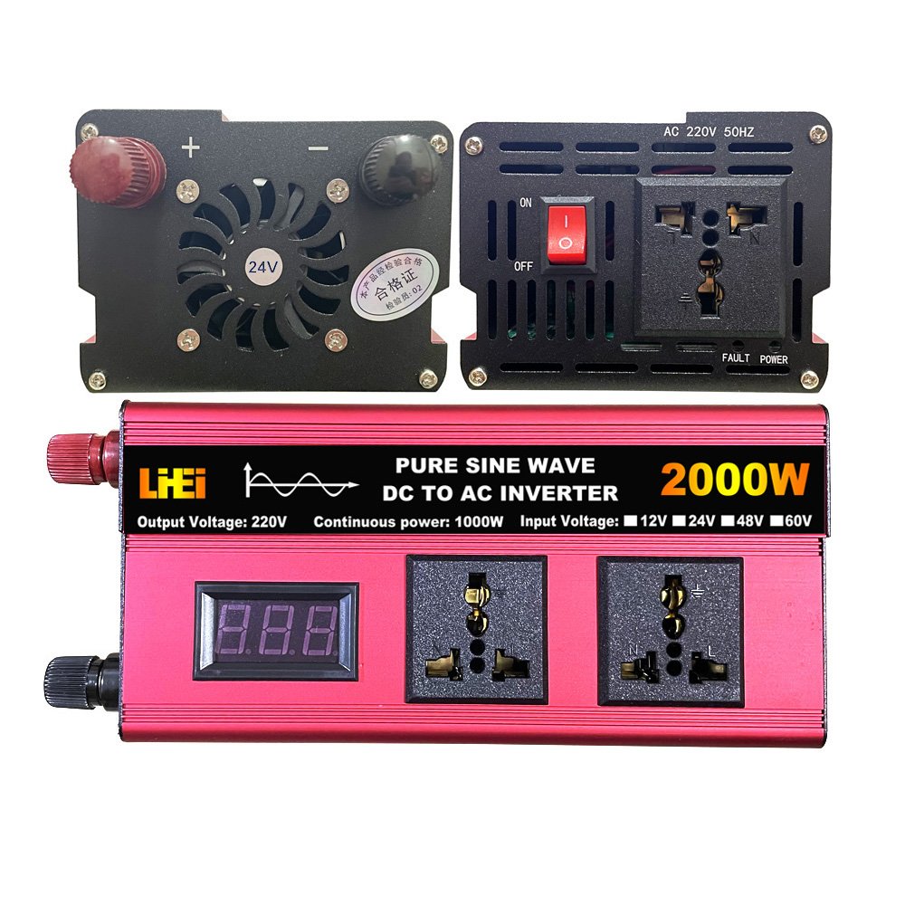inversor 600W 1000W 2000W 3000w 5000W 6000W 8000W pure sine wave power inverter 12V 24V 48V TO 110V 220V dc to ac solar inverter