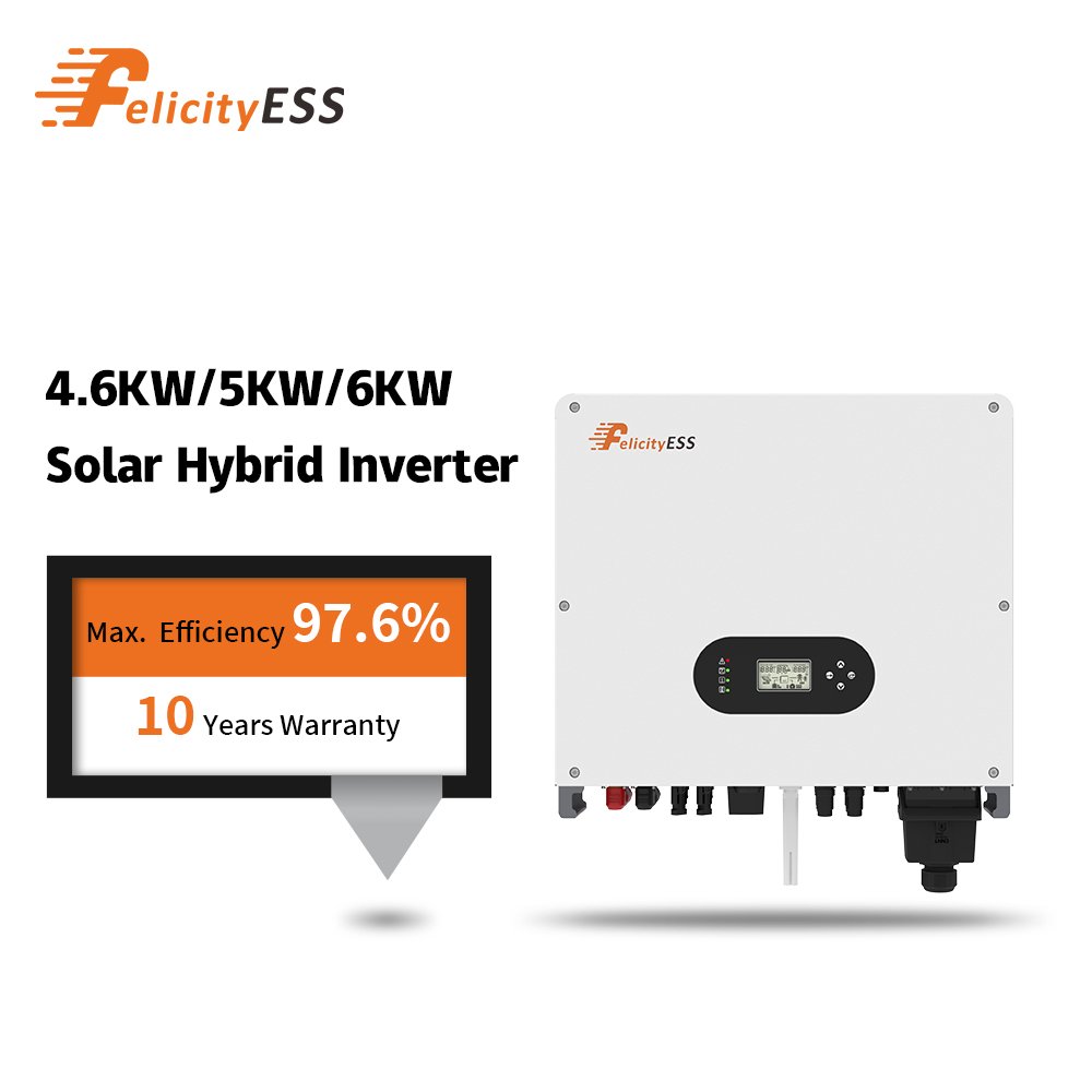 FelicityESS 48V 4.6kW Solar Energy Hybrid Inverter for Off Grid and Grid Tied Applications Maximize Your Energy Savings