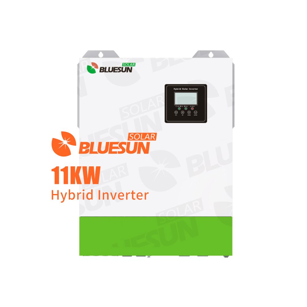 BLUESUN High Quality 5KW 10KW11KW On Off Grid Hybrid Solar Inverter Solar Panel Kit With Battery And Inverter