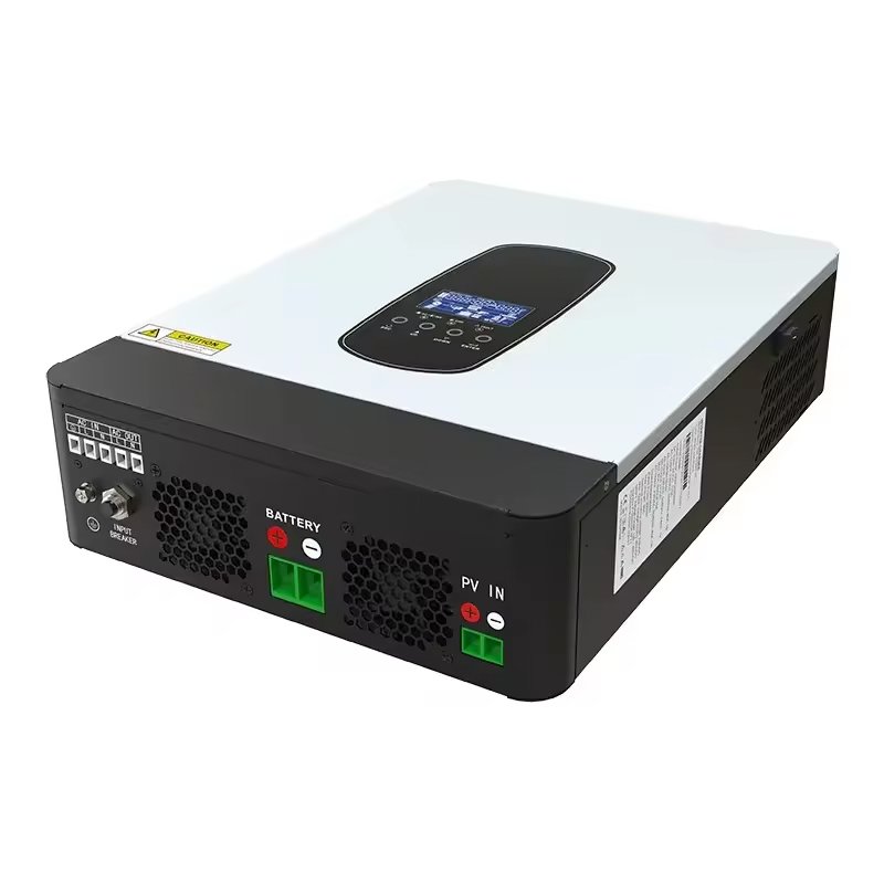 Jesudom 4.2KW Hybrid Solar Inverter 24VDC to 230VAC 120A MPPT Solar Charge Controller for Home Appliance