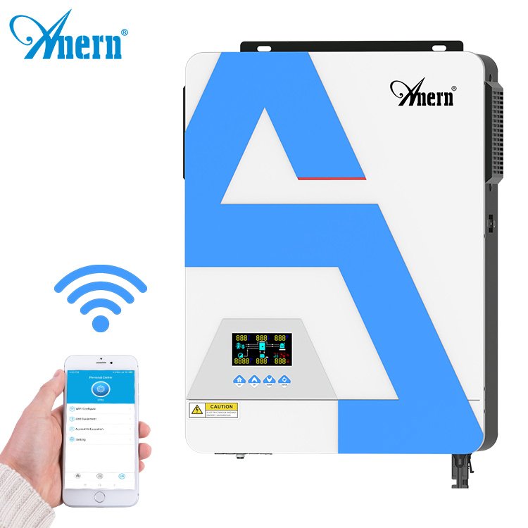 Anern 5 Kw Off Grid solar Power 5kva Hybrid solar inverter Price