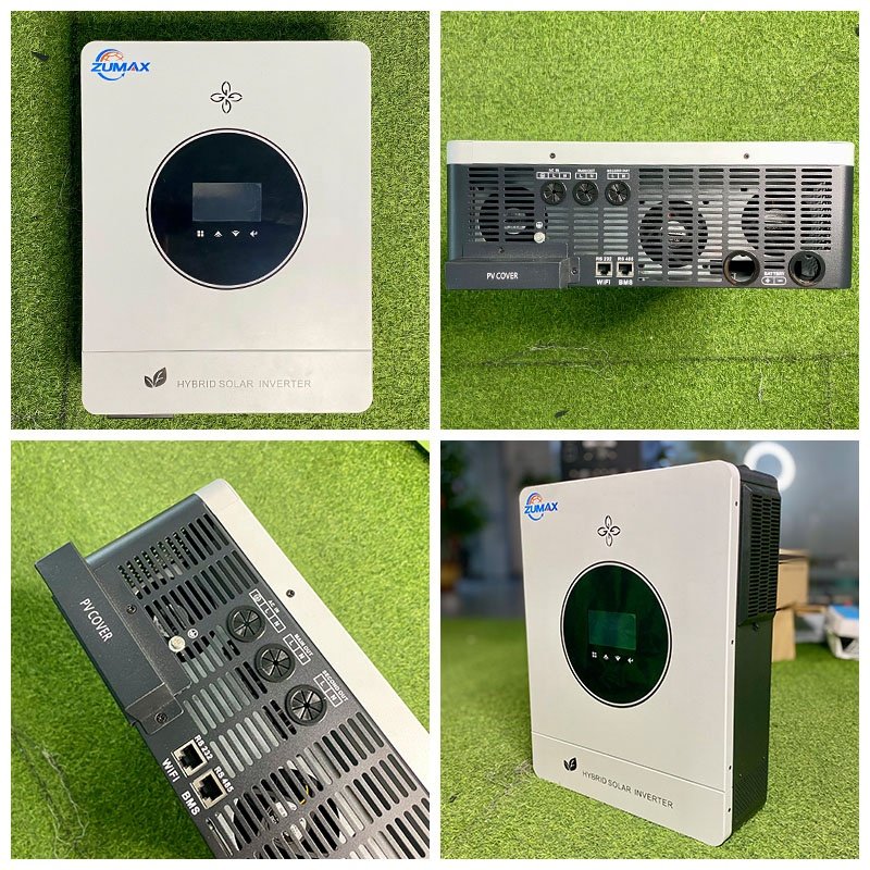 The New 7200W 8200W 10200W Dual output 48V solar inverter 6kw hybrid solar inverter 10kw With MPPT Charge Controller