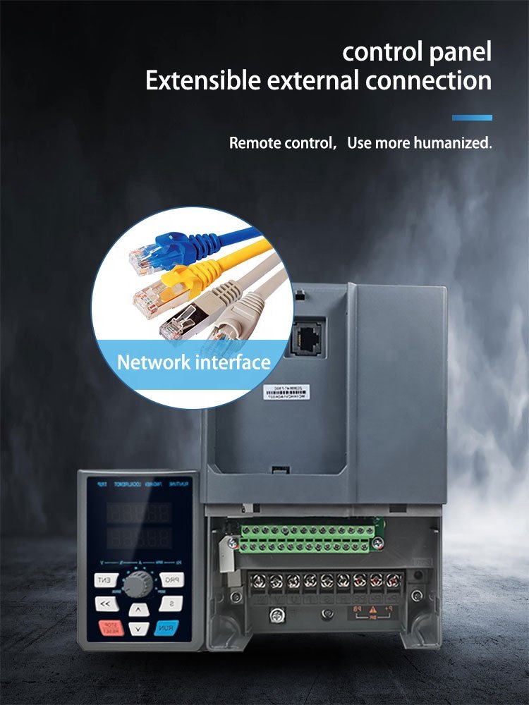 Low Cost 7.5kw 11kw 15kw VFD Variable Frequency Driver Ac Drive 3 Phase 0.75KW Converter inverter Pump Vsd Frequency Converter