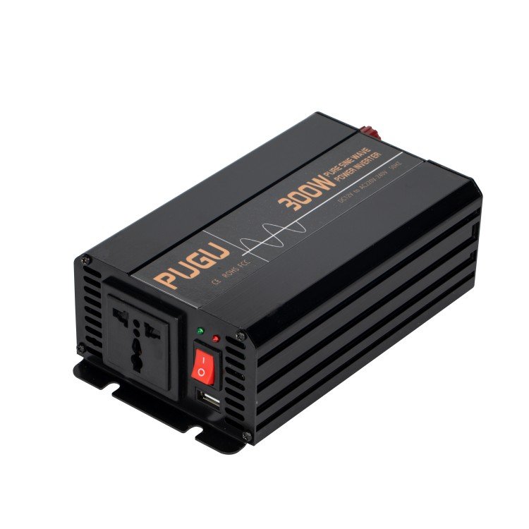 Inversor 300W Pure Sine Wave Power Inverter 12V 24V 48V TO 110V 220V DC to AC Solar Inverter
