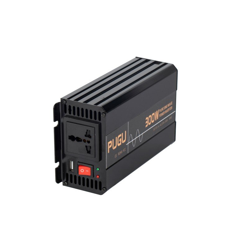 Inversor 300W Pure Sine Wave Power Inverter 12V 24V 48V TO 110V 220V DC to AC Solar Inverter