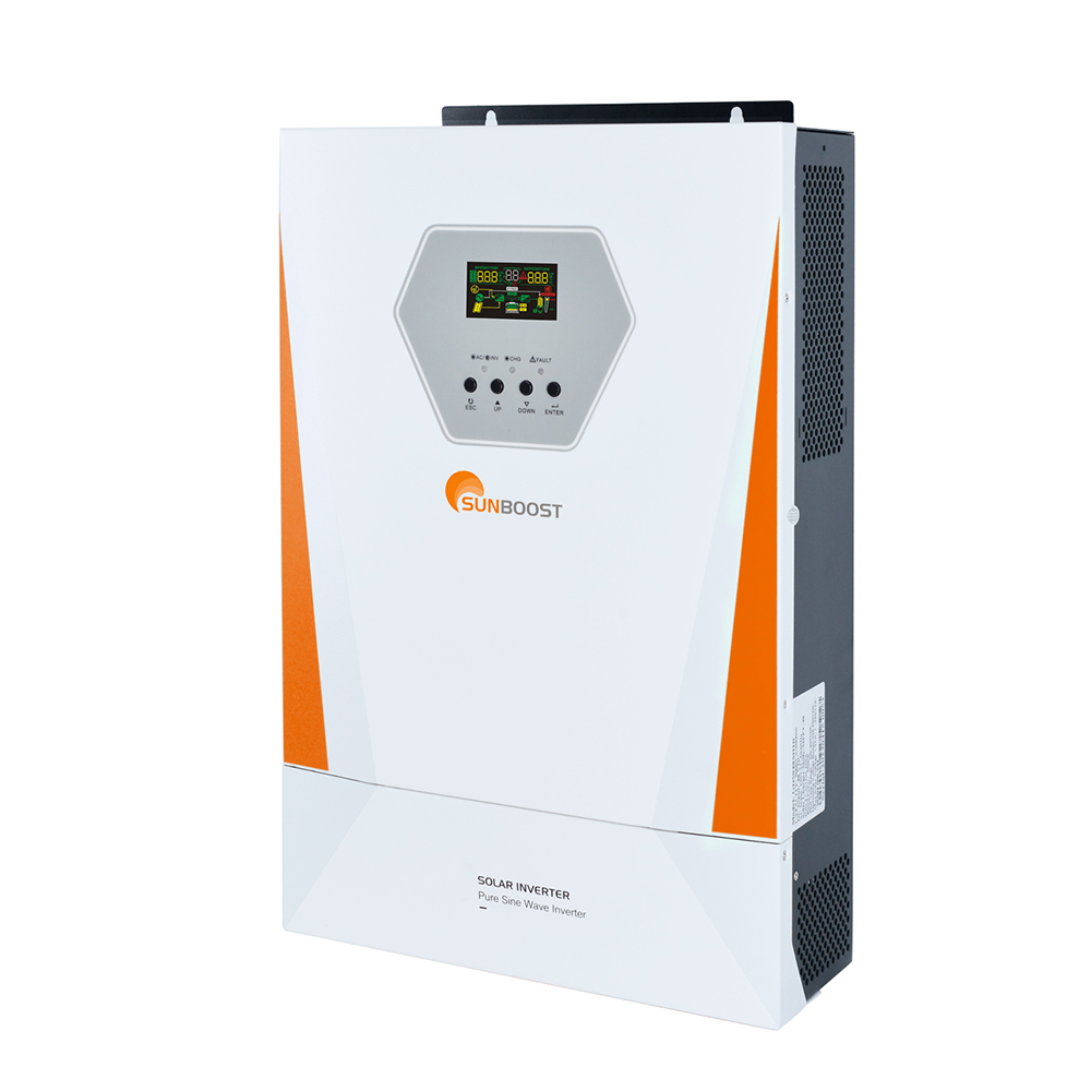 Sunboost 3000W-5000W Hybrid Solar Inverter Generator 24V/48V MPPT Controller Single Output Type DC/AC Inverters CE Certificate