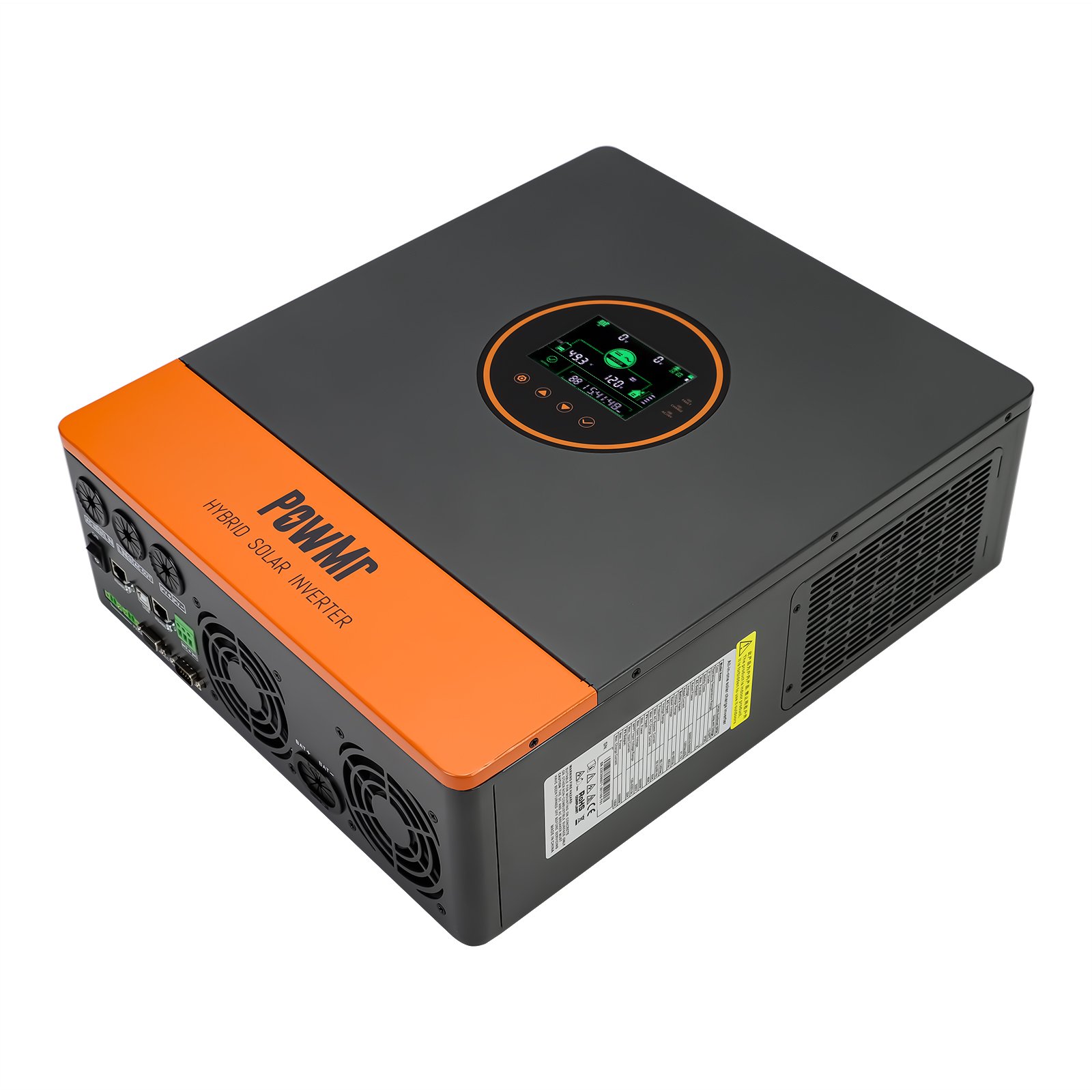 PowMr Off-grid & on-grid 5KW Hybrid Solar Inverter 48Vdc 110/120Vac Support Parallel MPPT Hybrid Solar Inverter