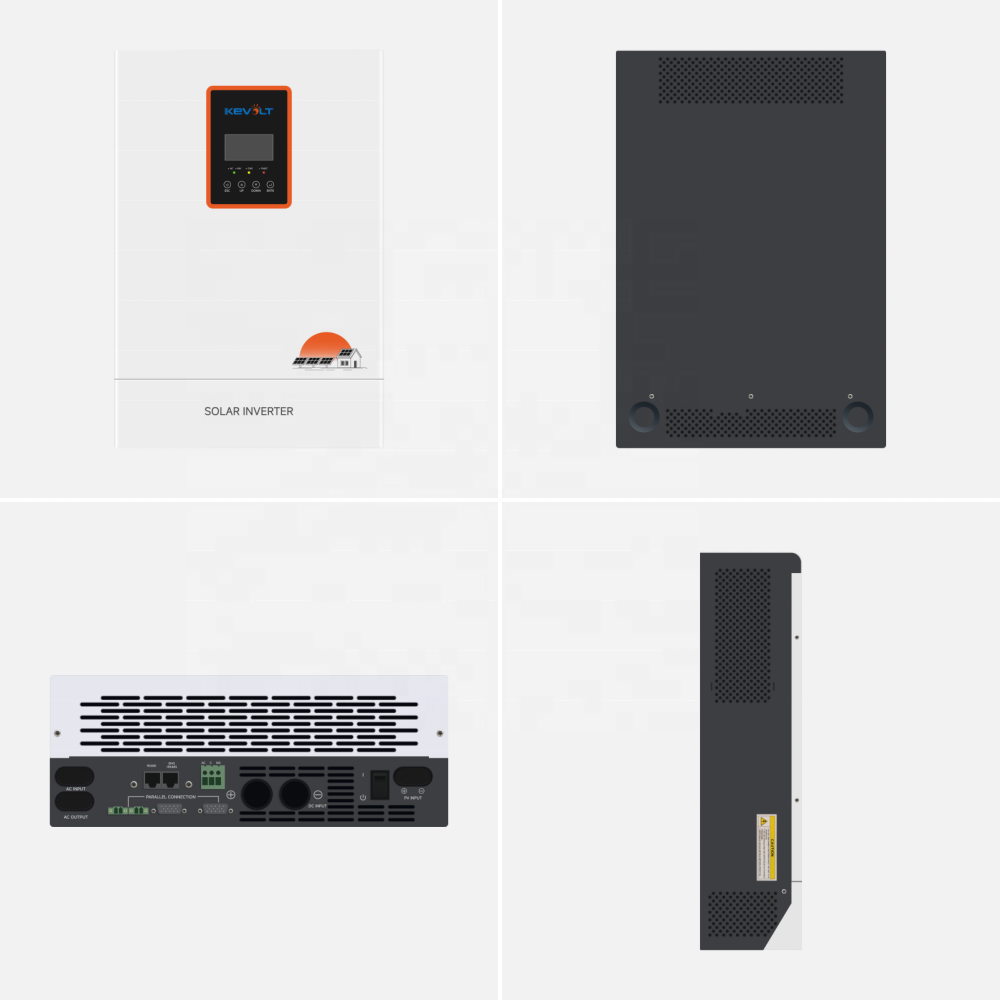 KEVOLT Hybrid Solar Inverter 5KW 10KW Pure Sine Wave Frequency Single Phase Off Grid Power Inverter