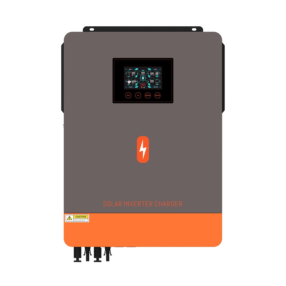 PowMr LCD Display 10.2KW 48V Pure Sine Wave Inverter 220Vac Hybrid Solar Inverter With MPPT Solar Charge Controller