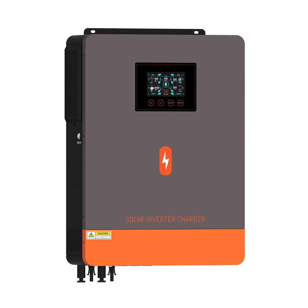 PowMr LCD Display 10.2KW 48V Pure Sine Wave Inverter 220Vac Hybrid Solar Inverter With MPPT Solar Charge Controller