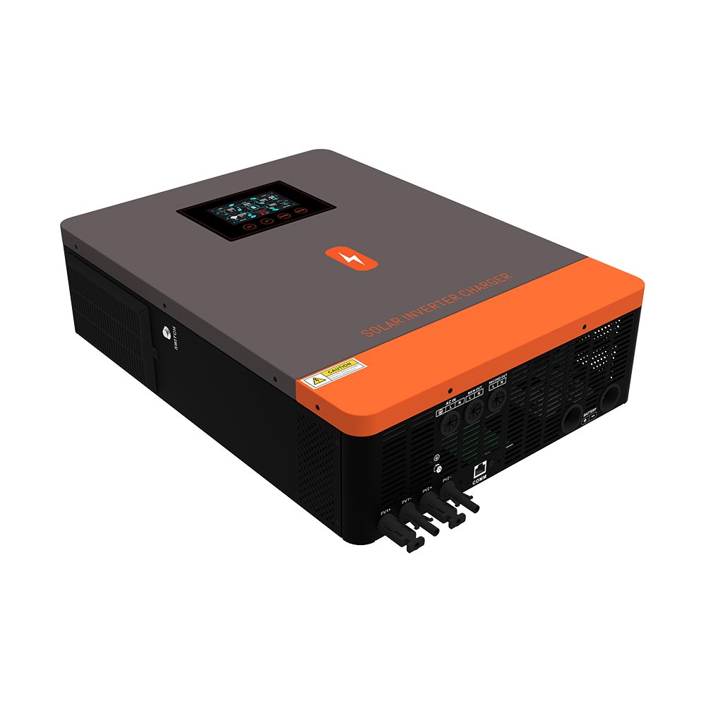 PowMr LCD Display 10.2KW 48V Pure Sine Wave Inverter 220Vac Hybrid Solar Inverter With MPPT Solar Charge Controller