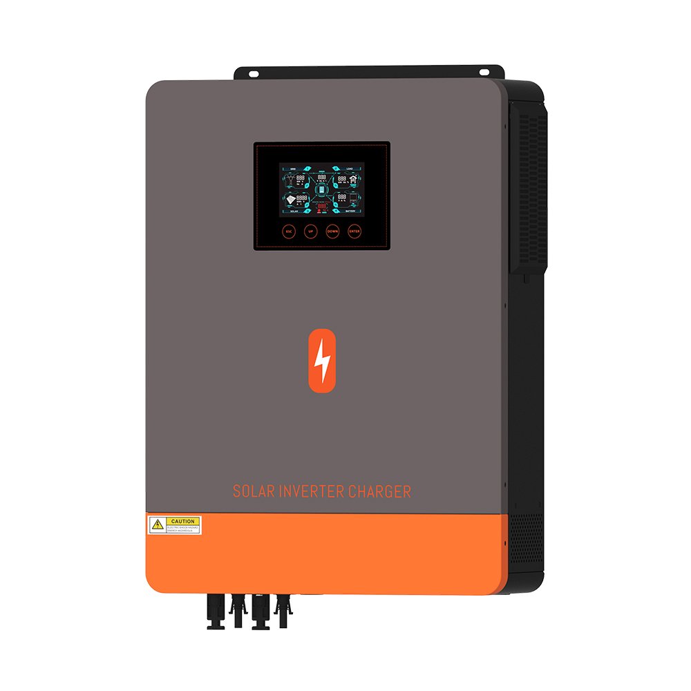 PowMr LCD Display 10.2KW 48V Pure Sine Wave Inverter 220Vac Hybrid Solar Inverter With MPPT Solar Charge Controller