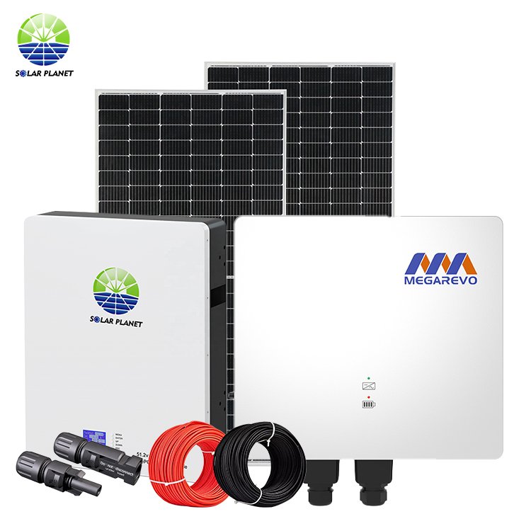 Off Grid Hybrid Solar System 15Kw Lithium Battery Off Grid Solar Power System For Solar Power