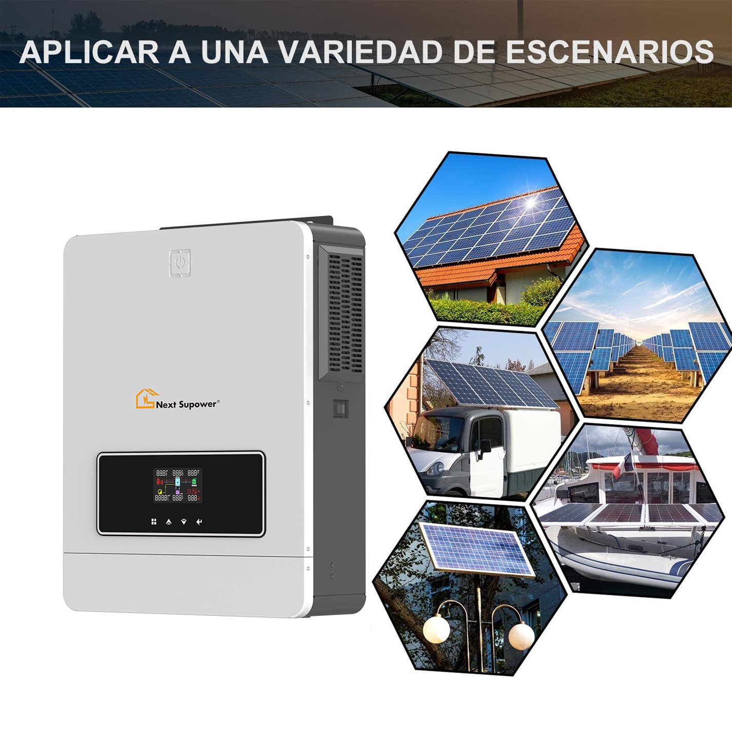 Solar Energy System 6KW 8KW 10KW 11KW Off Grid Hybrid Inverter Pure Sine Wave with MPPT Solar Panels with Battery and Inverter