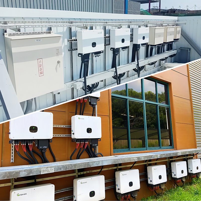 Growatt SPF 6000 ES PLUS 6Kw 48V DC 2 MPPTs Lithium Battery Hybrid Off Grid Solar Inverters