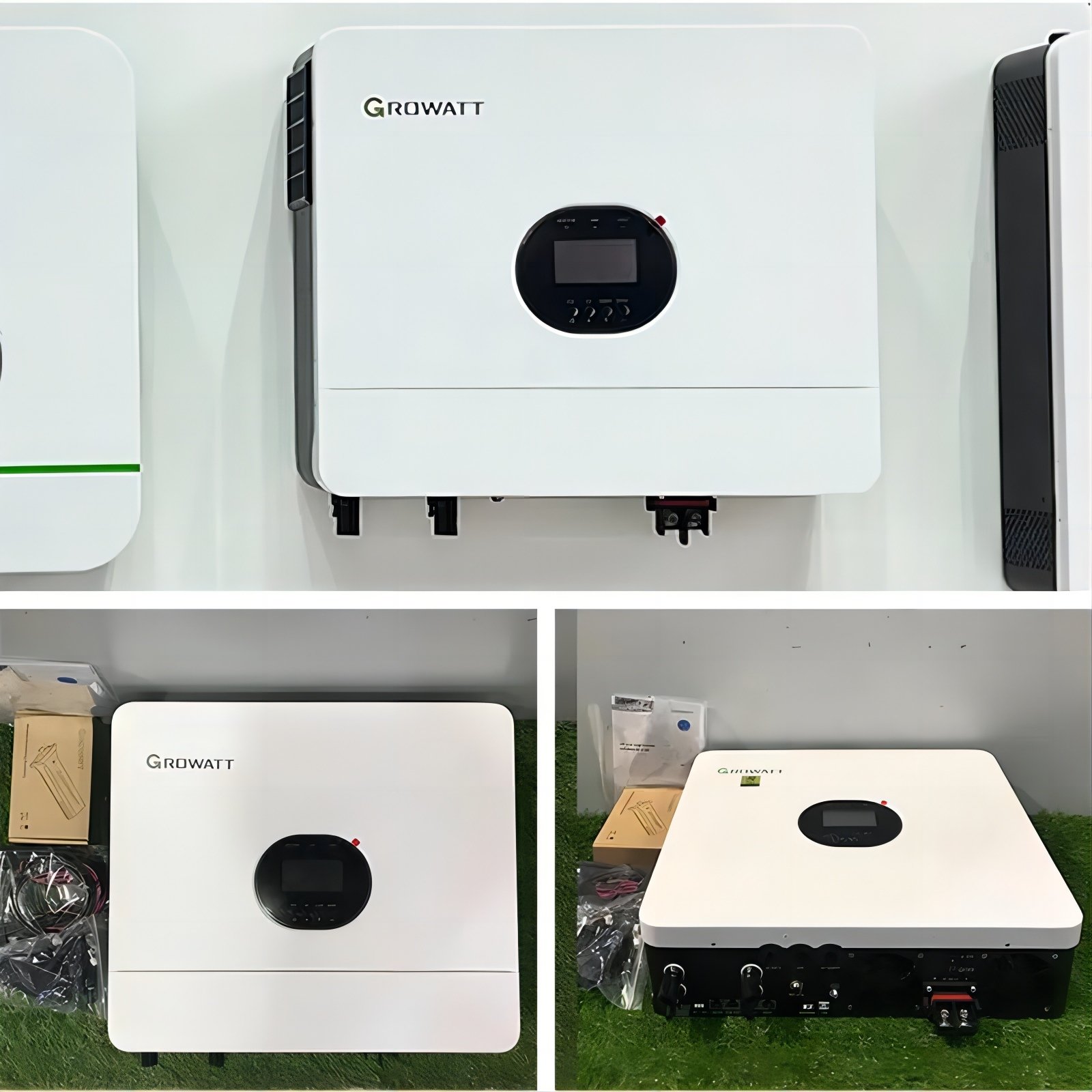 Growatt SPF 6000 ES PLUS 6Kw 48V DC 2 MPPTs Lithium Battery Hybrid Off Grid Solar Inverters