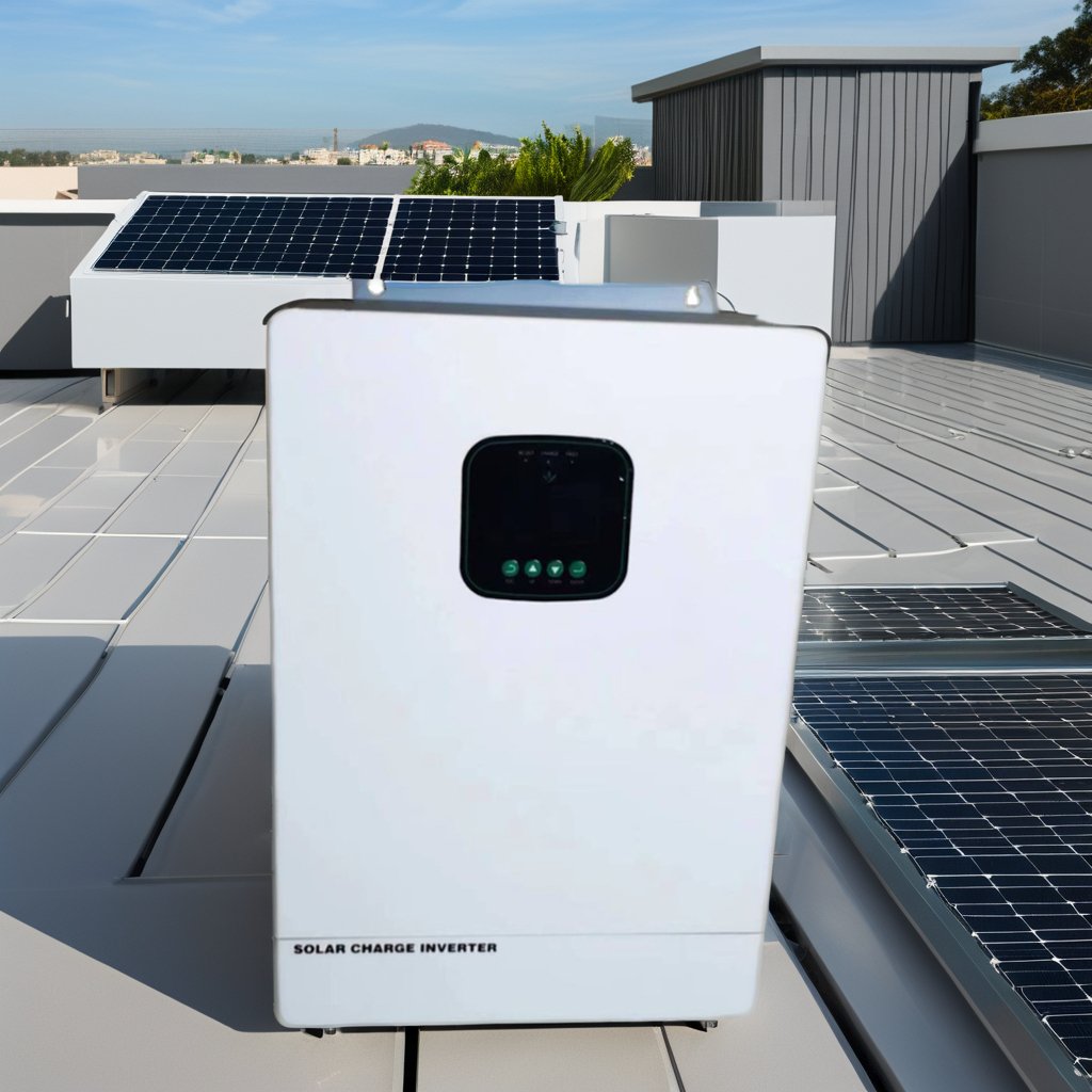HF 11000W Hybrid Solar Inverter Home Backup Solar Power Station With Mobile Charging & WIFI