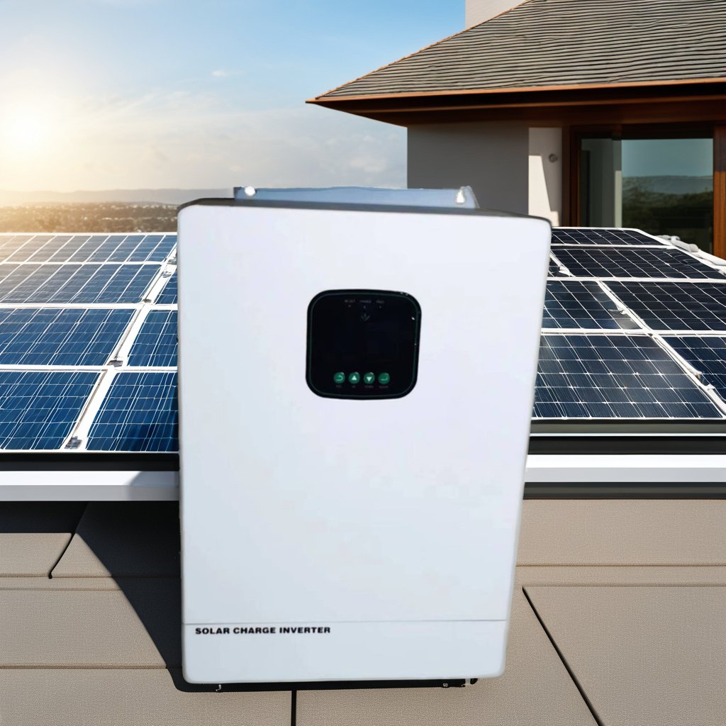 HF 11000W Hybrid Solar Inverter Home Backup Solar Power Station With Mobile Charging & WIFI