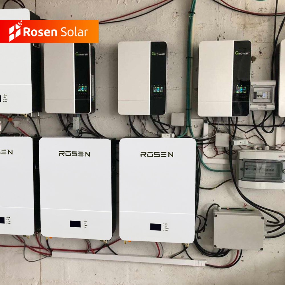Growatt spf 5000es stock 5000w 48v hybrid solar inverter 5kw inverter MPPT controller for solar power system for home use