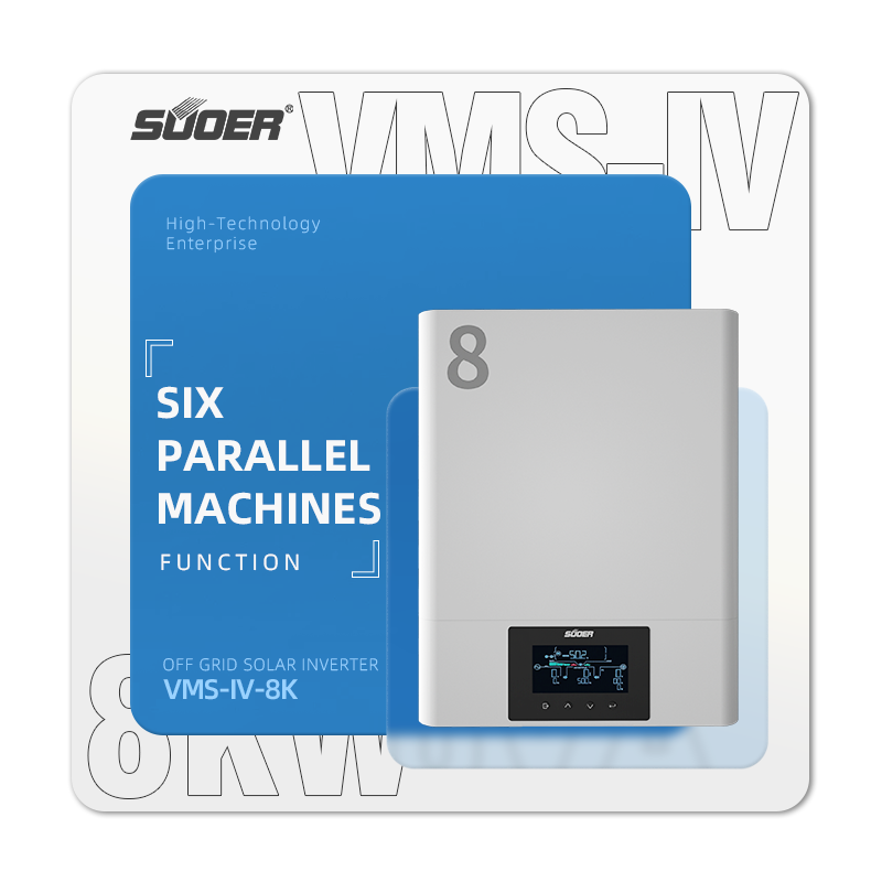 New off grid MPPT pv inverter 48V 8000w pure sine wave 8kw hybrid solar inverter price