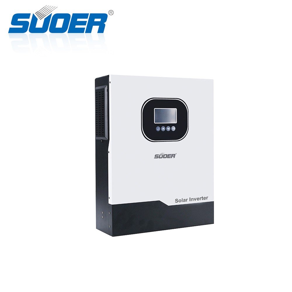 SUOER 6200W 6.2kw 48 volt solar mppt pure sine wave inverter hybrid solar power inverters with charger
