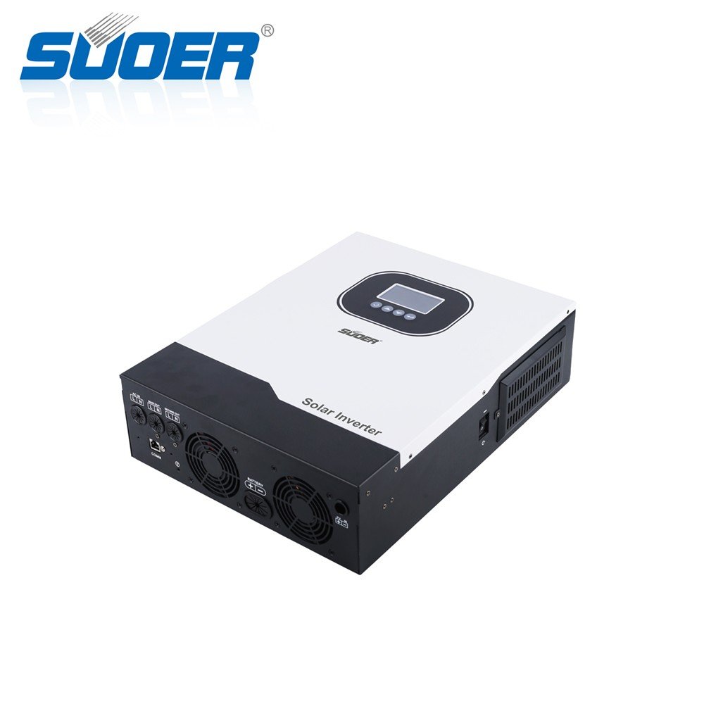 SUOER 6200W 6.2kw 48 volt solar mppt pure sine wave inverter hybrid solar power inverters with charger