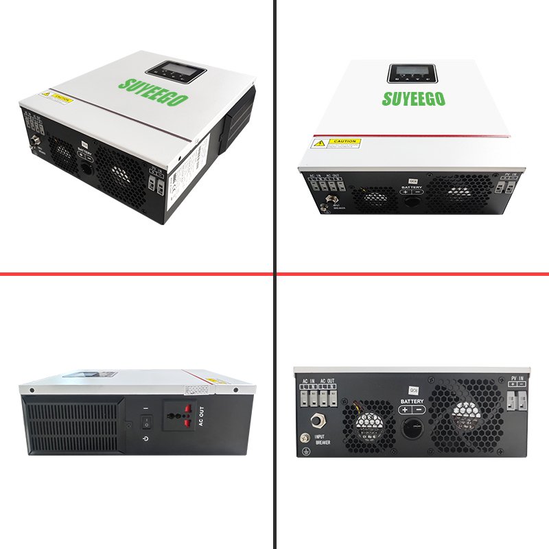 SUYEEGO 1.5kw 1000w Off Grid Power System Pure Sine Wave With Mppt Charger Max Pv Input 24V Dc To Ac 230V Hybrid Solar Inverter