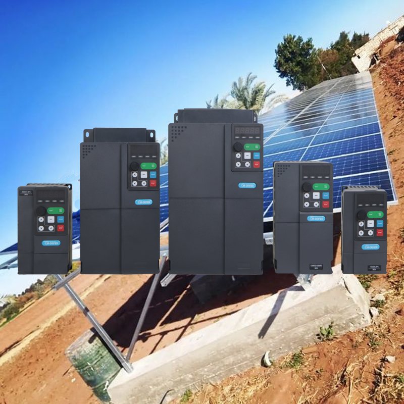 Hybrid DC AC Variable Frequency Drive 3 Phase 380v 4kw 5.5kw Solar Pump Inverter for submersible pump