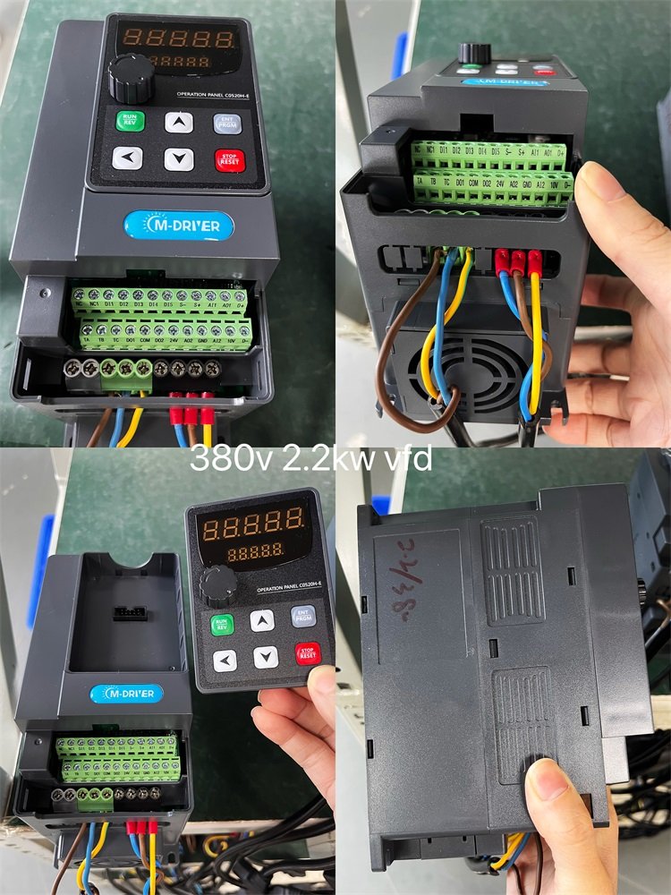 Hybrid DC AC Variable Frequency Drive 3 Phase 380v 4kw 5.5kw Solar Pump Inverter for submersible pump