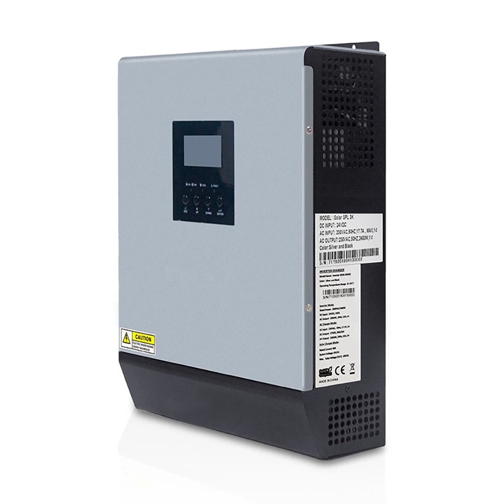 Y&H solar inverter 3000W 24V Pure Sine Wave Off Grid Hybrid Inverter Built-in PWM Solar Charge Controller