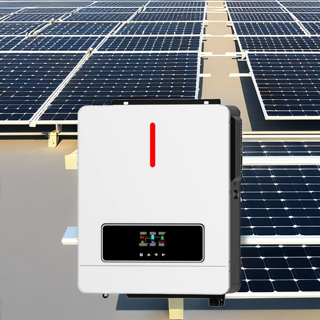 3.5kw Mppt Solar Power Inverter 24v Dc To 220v Ac Solar 48v Off Grid Mppt Pure Sine Wave 4.2kw 6.2kw Hybrid Solar Inverter