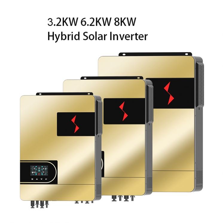 hybrid inverter 3.6kw 4.2KW 6.2kw 8.2kw 10.2kw solar system solar hybrid inverters
